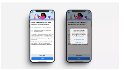 Facebook在苹果AppTracking透明功能之前推出了应用内隐私通知
