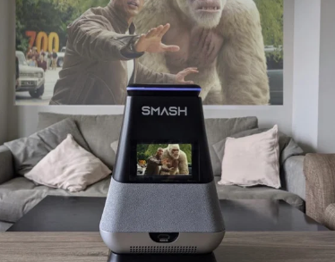 支持Alexa的WooBlooSMASH便携式300流明智能投影仪