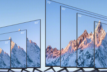 小米展示了从32英寸到75英寸不等的7种尺寸的MiTVEA系列