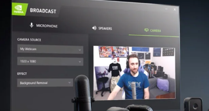 新的Nvidia广播应用像个人摄影师一样为您的直播
