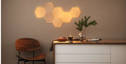 Nanoleaf通过新的Elements系列为智能照明提供优雅的木质饰面