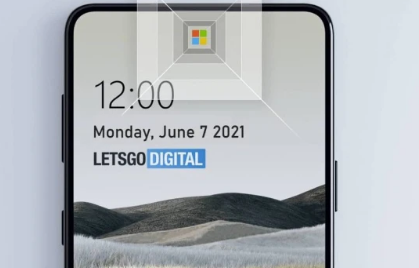 微软专利设想了一款带有显示屏下摄像头的Surface智能手机