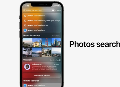 苹果在iOS15中将图像搜索添加到Spotlight