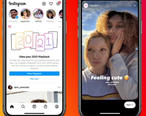 Instagram推出Playback功能让您可以重温2021年最喜欢的故事