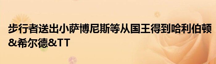 步行者送出小萨博尼斯等从国王得到哈利伯顿&希尔德&TT