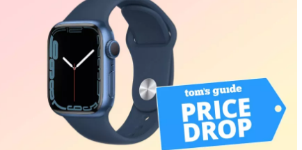 AppleWatch7现在在亚马逊上减50美元