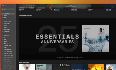 Apple为AppleMusic添加了Essentials周年纪念功能