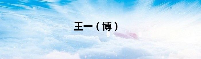 王一（博）