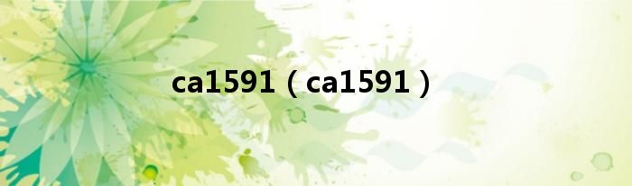 ca1591(ca1591)