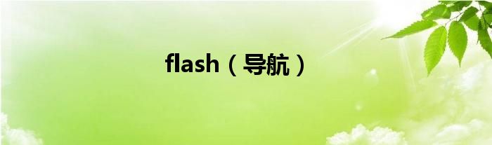 flash(导航)