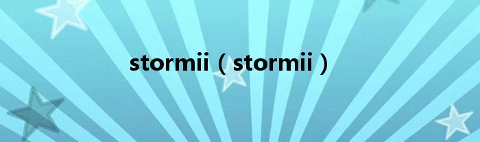 stormii(stormii)