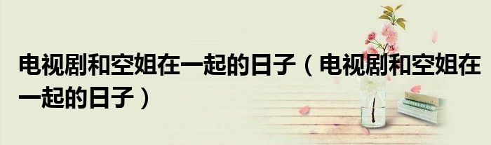 电视剧和空姐在一起的日子（电视剧和空姐在一起的日子）