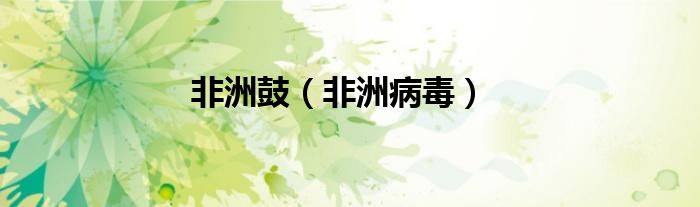 非洲鼓（非洲病毒）