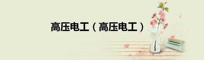 高压电工（高压电工）