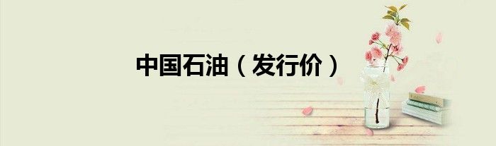 中国石油（发行价）