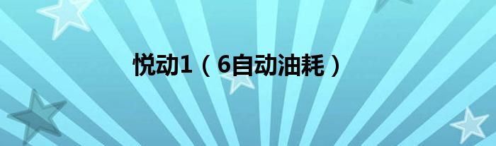 悦动1（6自动油耗）