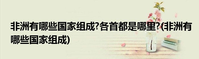 非洲有哪些国家组成?各首都是哪里?(非洲有哪些国家组成)