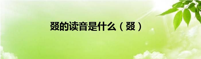 叕的读音是什么（叕）