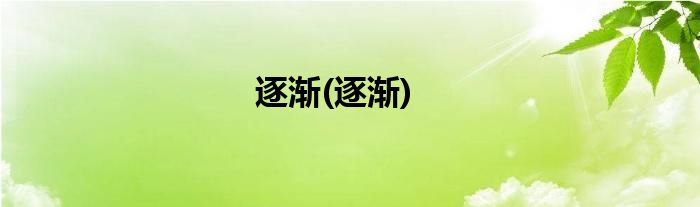逐渐(逐渐)
