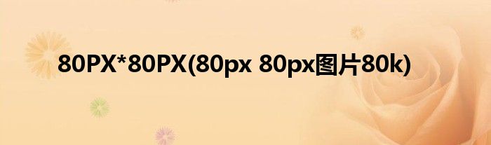 80PX*80PX(80px 80px图片80k)