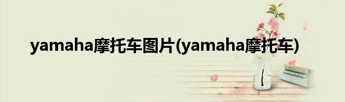 yamaha摩托车图片(yamaha摩托车)