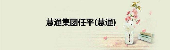 慧通集团任平(慧通)