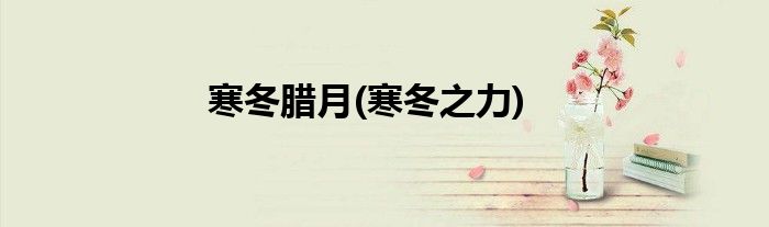 寒冬腊月(寒冬之力)