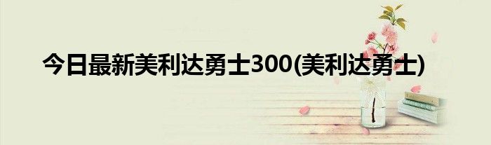 今日最新美利达勇士300(美利达勇士)