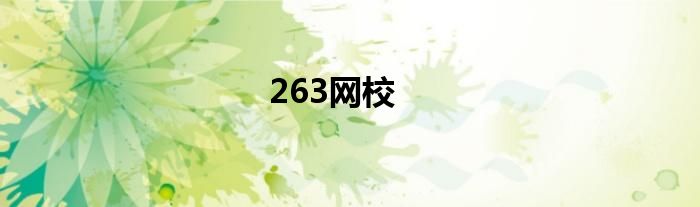 263网校