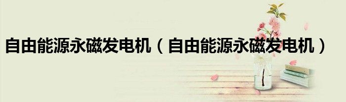 自由能源永磁发电机(自由能源永磁发电机)