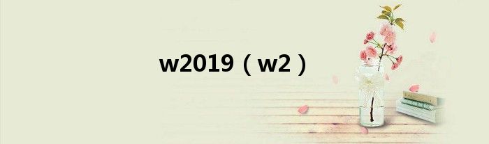 w2019(w2)