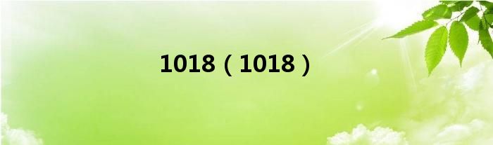 1018(1018)