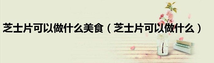 芝士片可以做什么美食(芝士片可以做什么)