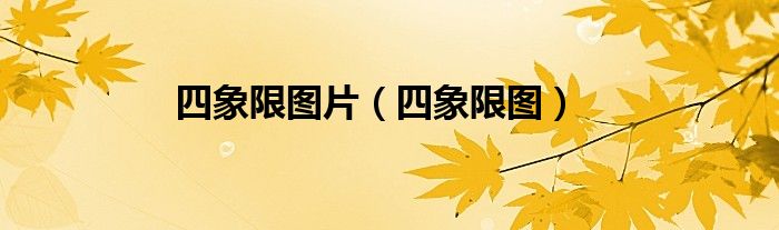 四象限图片（四象限图）