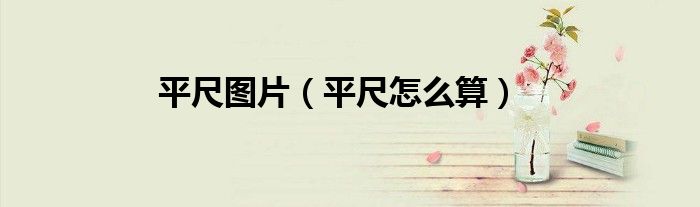 平尺图片（平尺怎么算）
