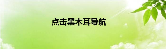 点击黑木耳导航