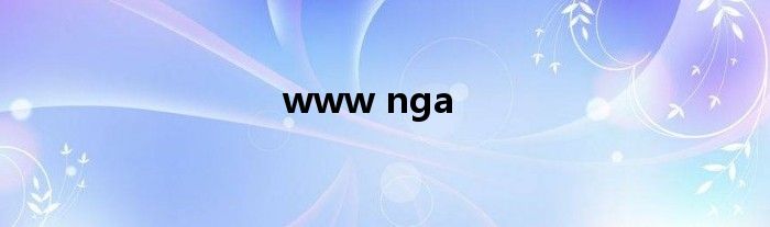 www nga