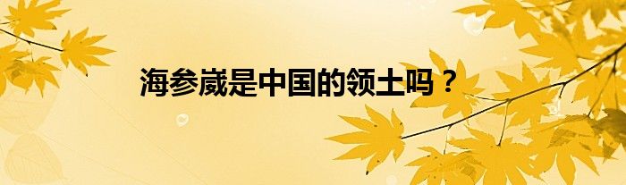 海参崴是中国的领土吗？