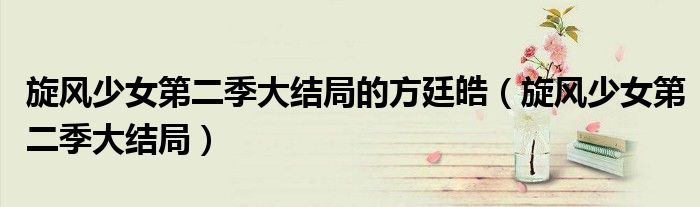 旋风少女第二季大结局的方廷皓(旋风少女第二季大结局)