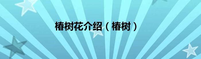 椿树花介绍（椿树）