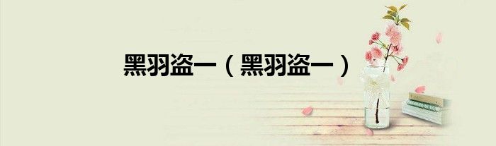 黑羽盗一（黑羽盗一）