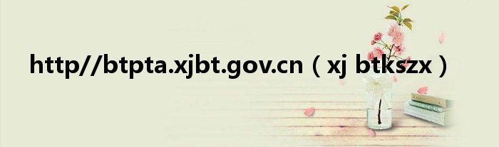 http//btpta.xjbt.gov.cn(xj btkszx)