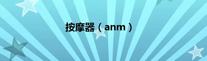 按摩器(anm)