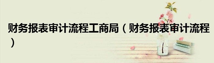 财务报表审计流程工商局(财务报表审计流程)