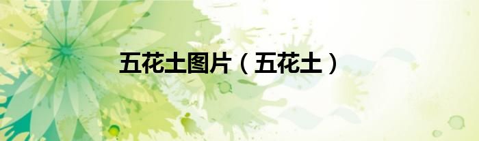 五花土图片（五花土）