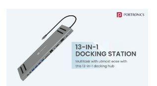 Portronics推出Mport13C 13合1USBC扩展坞