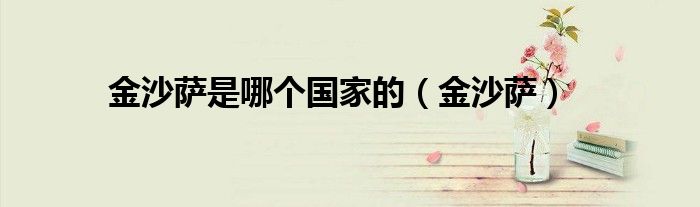 金沙萨是哪个国家的(金沙萨)