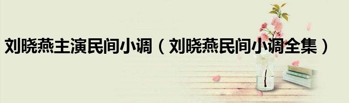 刘晓燕主演民间小调(刘晓燕民间小调全集)