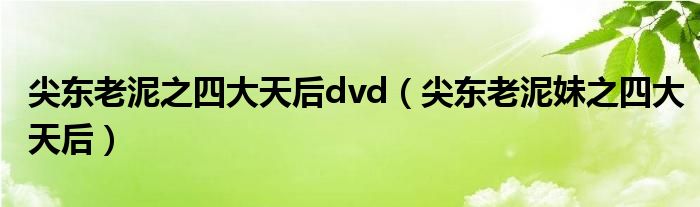 尖东老泥之四大天后dvd(尖东老泥妹之四大天后)