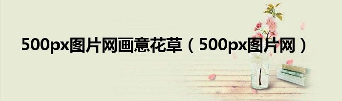 500px图片网画意花草(500px图片网)